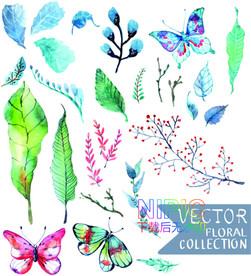 鲜花植物eps矢量格式