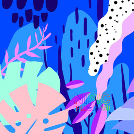 抽象插画ai矢量图