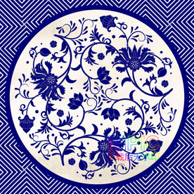 青花布料eps矢量格式