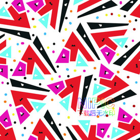 孟菲斯风格eps模板下载