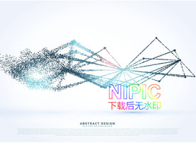 抽象粒子图eps矢量格式