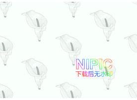 抽象印花eps模板下载