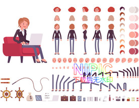 各种职业eps矢量图