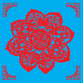 蝶恋花剪纸