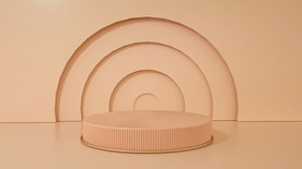 清新几何c4d背景图片简约海报