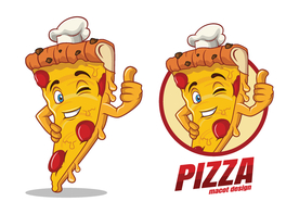 辣椒与披萨创意标志