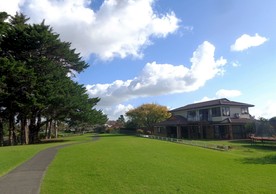 奥克兰海滨小镇风景