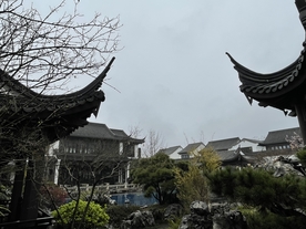 中式别墅庭院图片