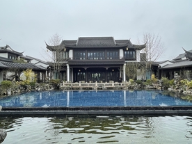 中式别墅庭院图片