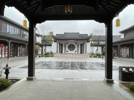 中式别墅庭院图片