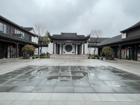 中式别墅庭院图片