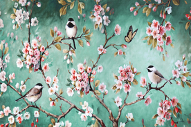 装饰画 新背景墙 瓷砖背景墙