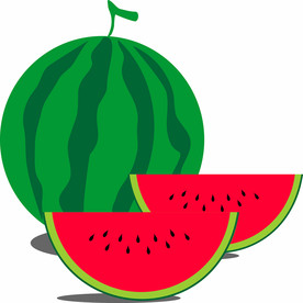 矢量卡通西瓜