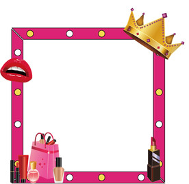 女神节网红拍照相框