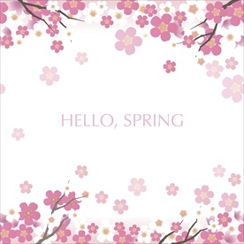 樱花花纹边框