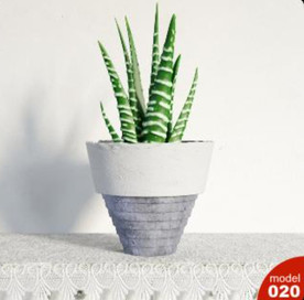 3DMAX模型植物花卉景观