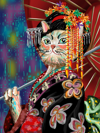 猫咪插画