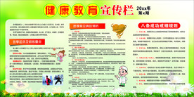 冬季健康 宣传栏