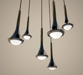 C4D模型创意散布的小吊灯