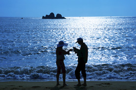 阳光海边