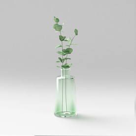 C4D模型盆栽绿色植物叶子插花