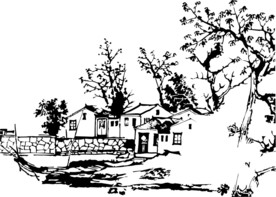 湖边人家