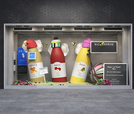 C4D模型橱窗设计