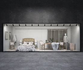 C4D模型橱窗设计