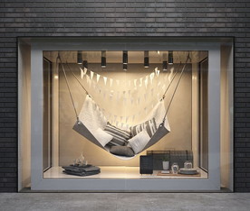 C4D模型橱窗设计