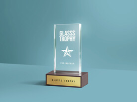 玻璃奖杯展示