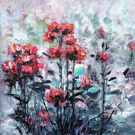 油画花卉