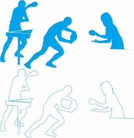 兵乓球人物