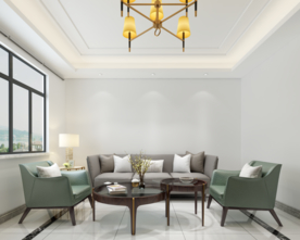 现代风效果图 PSD分层免抠