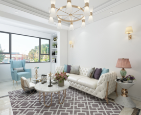 现代风效果图 PSD分层免抠