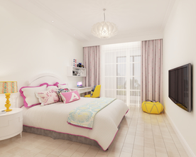 公主房效果图 PSD分层免抠