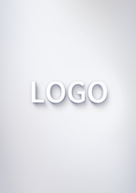 白色干净logo样机