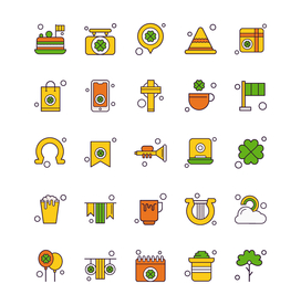 卡通线描图标