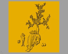 CAD浮雕装饰画立体模型