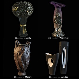 软装陈设模型   家装工装配饰