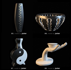 软装陈设模型   家装工装配饰