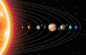 太阳系行星图 太阳系