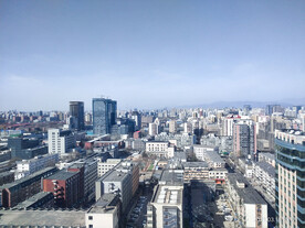 蓝天 城市