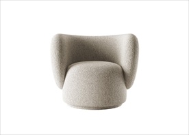 单人沙发模型 贵妃椅模型