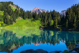 美丽的湖泊美景