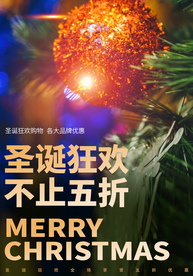 圣诞节节日活动宣传海报素材