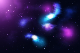 炫彩星光背景图片