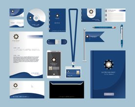 蓝色商务VI设计