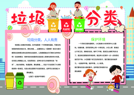 垃圾分类小报