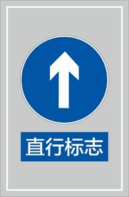 直行标志