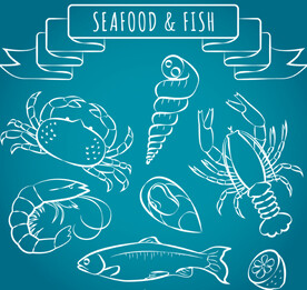 海鲜矢量素材